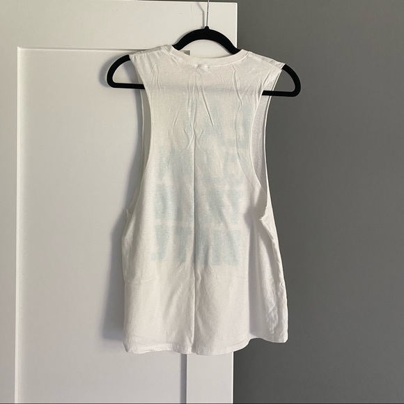 Corner Shop Eat Clean Train Dirty Tank Top White - Picture 2 of 3